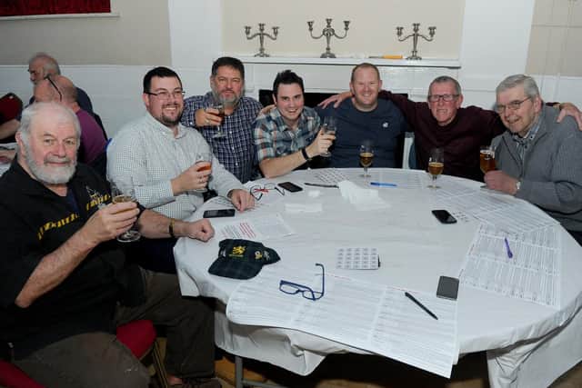 From left, William Maley, Stuart Hill, Dave Gibson, Andy Luker, Kevin Gosney, David Munday and Alan West.
Picture: Sarah Standing (180772-6373)