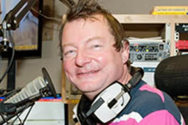 Radio presenter Bill Padley whose career was launched on Radio Victory