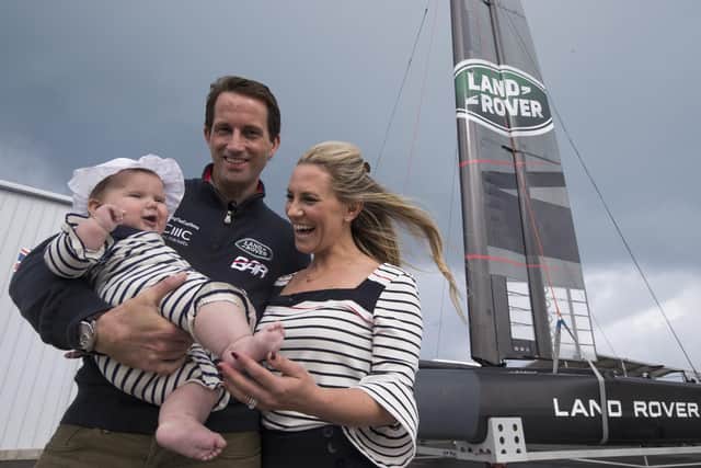 Ben and Lady Georgie Ainslie with their daughter, Bellatrix, last year. Picture: Lloyd Images