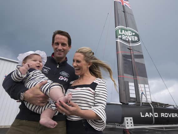 Ben and Lady Georgie Ainslie with their daughter, Bellatrix, last year. Picture: Lloyd Images