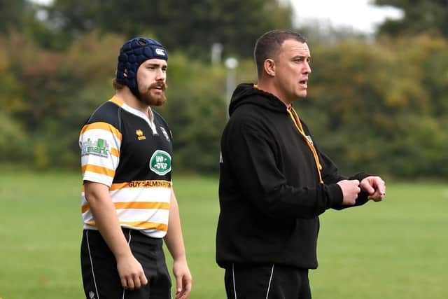 Portsmouth coach Neil McRoberts, right. Picture: Neil Marshall