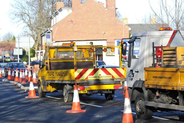 Colas will close a road for resurfacing