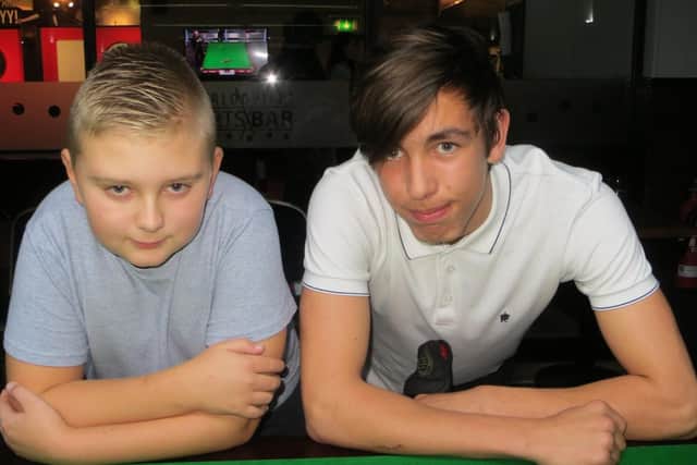 Samuel Lxton and Tyler Mack Picture: Tim Dunkley