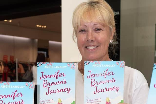 Author, Angie Langley with her new book which is being turned into a musical.