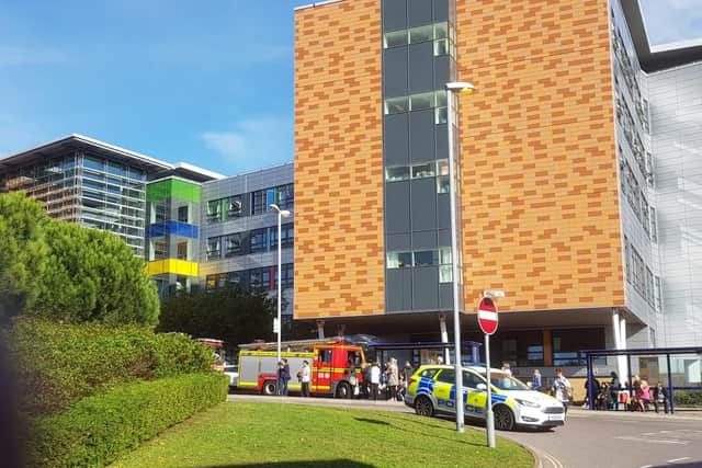 Emergency services at QA Hospital today