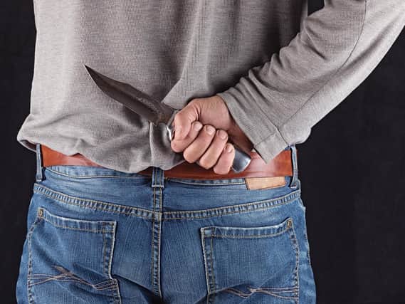 Knife crime is on the rise again. Picture: Shutterstock