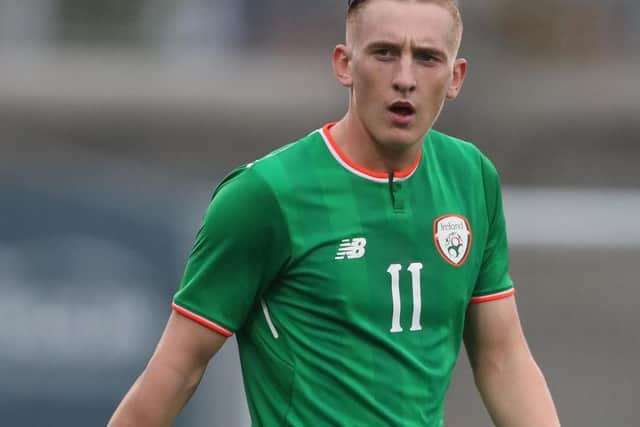 Ronan Curtis will be back in Pompey colours this weekend. Picture: PA