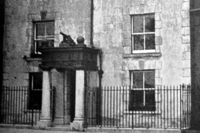 Trafalgar House, Pembroke Road, Old Portsmouth. This is where Mrs Matcham, Nelsons sister, lodged. It was destroyed in the blitz.