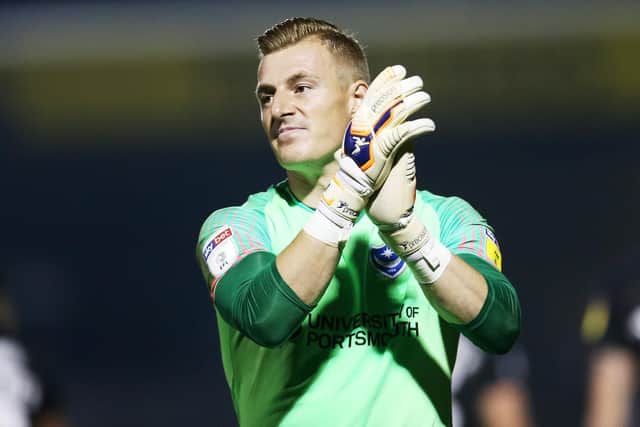 Pompey keeper Craig MacGillivray. Picture: Joe Pepler