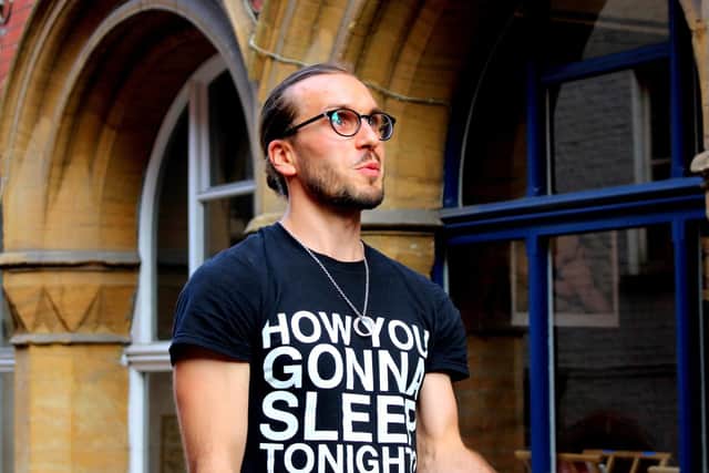 Dr Oli Williams who has launched a comic where plump heroes fight fat