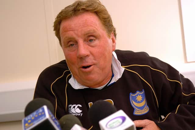 Harry Redknapp during his time as Pompey manager.