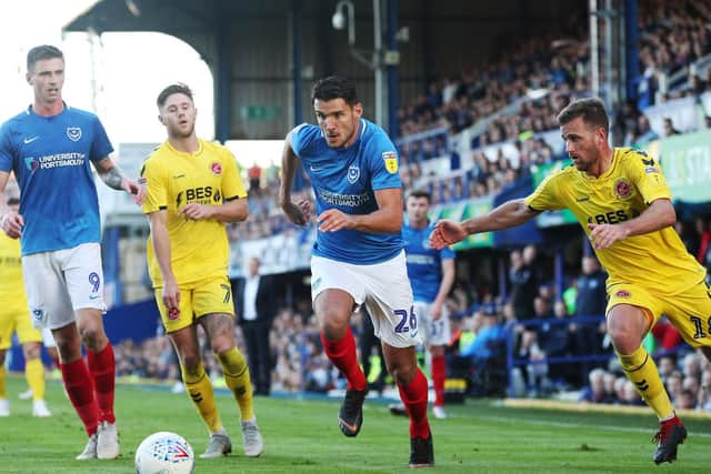 Pompey v Fleetwood Town. Picture: Joe Pepler