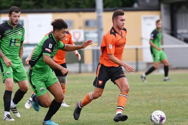 AFC Portchester won 2-1 against Brockenhurst. Picture: Neil Marshall