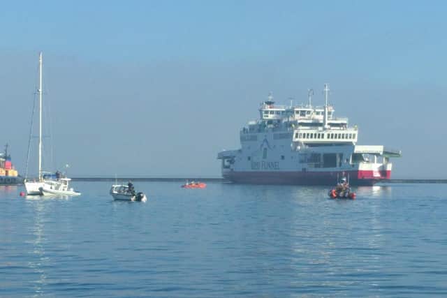 The Red Falcon Ferry. Picture: @thetony_howard/Twitter/PA