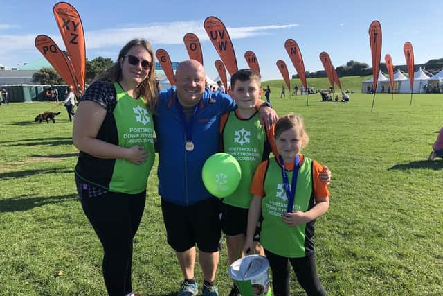 The Hully family at the Great South Run on Saturday