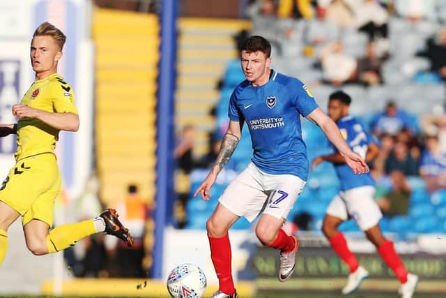 Dion Donohue maintained his winning return to Pompey's side. Picture: Joe Pepler