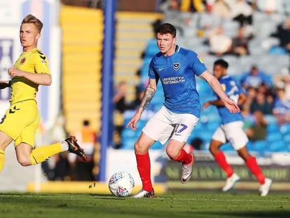 Dion Donohue maintained his winning return to Pompey's side. Picture: Joe Pepler