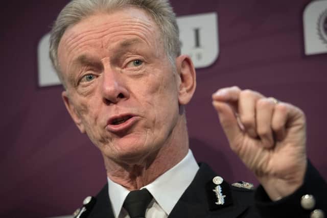 Metropolitan Police commissioner Bernard Hogan-Howe who has called for an 'urgent review' of the evidence around legislation of cannabis. Picture: Stefan Rousseau/PA Wire