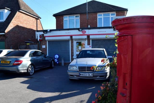 The post office in Park Lane, Bedhampton, that was raided by three thugs over the weekend who stole 20,000 of cash and goods.