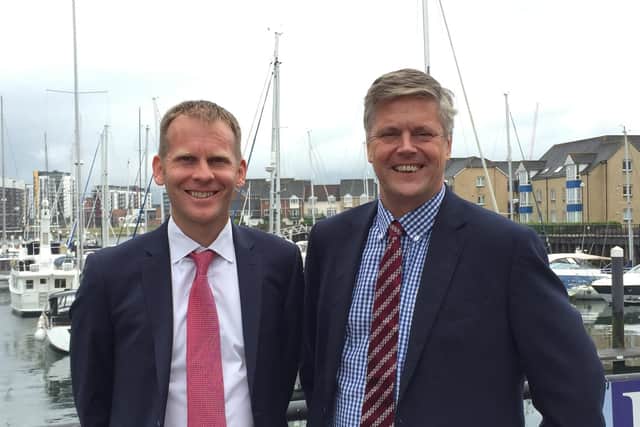 Malcolm Thixton from BDO (left) and Richard Dibden from CMA (right)
