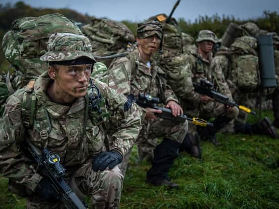 Soldiers taking part in the annual Cambrian Patrol exercise earlier this year. Photo: PA