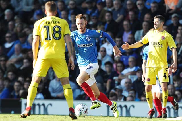 Tom Naylor has given Pompey the inside track on his former club. Picture: Joe Pepler