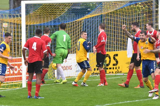 Gosport Borough are making progress. Picture: Neil Marshall