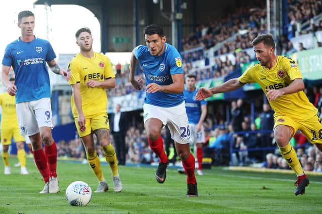 League One leaders Pompey beat Fleetwood on Saturday. Picture: Joe Pepler