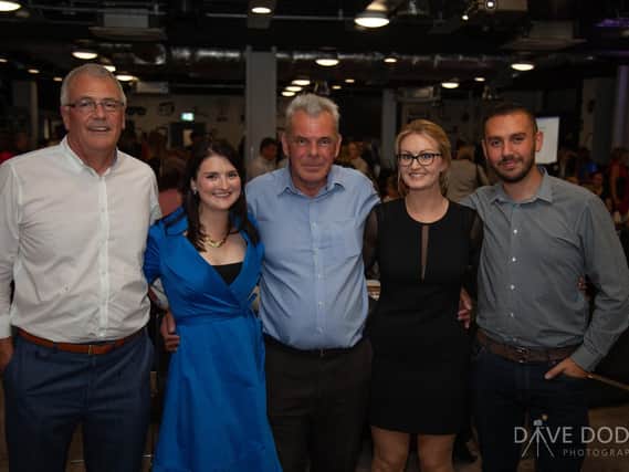 The last LinkedIn Local event, guest speaker Steve Reeve, from Sporting Difference, with Emma Louise Munro-Wilson, from Emari Marketing, with organiser Ian Gribble, Giverny Harman, from Emari Marketing, and motivational speaker Daniel Disney. Picture by Dave Dodge Photography