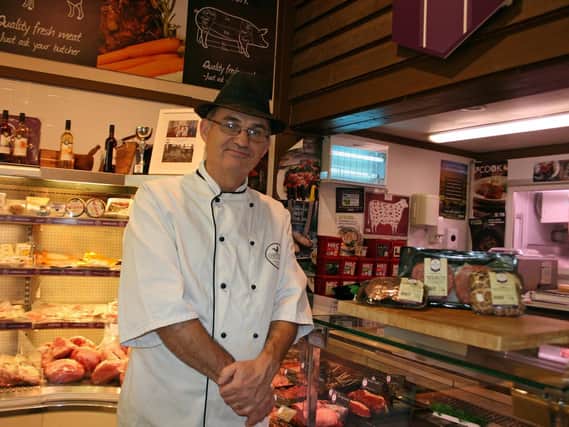 Owtons director John Harding, a butchery based at Garsons of Titchfield