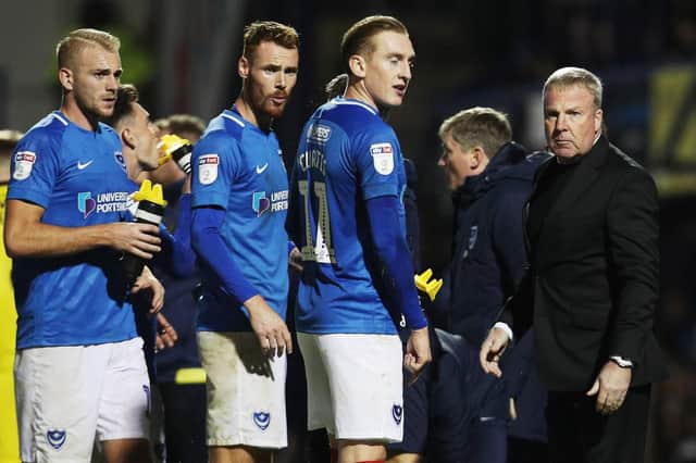 Kenny Jackett's Pompey will face Maidenhead in the FA Cup. Picture: Carl Thomas