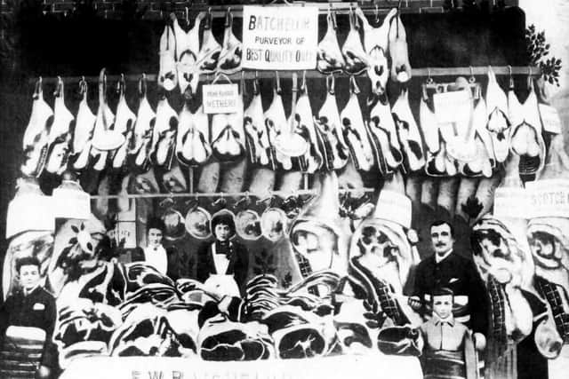 Batchelors Christmas display in Arundel Street, possibly 1895.