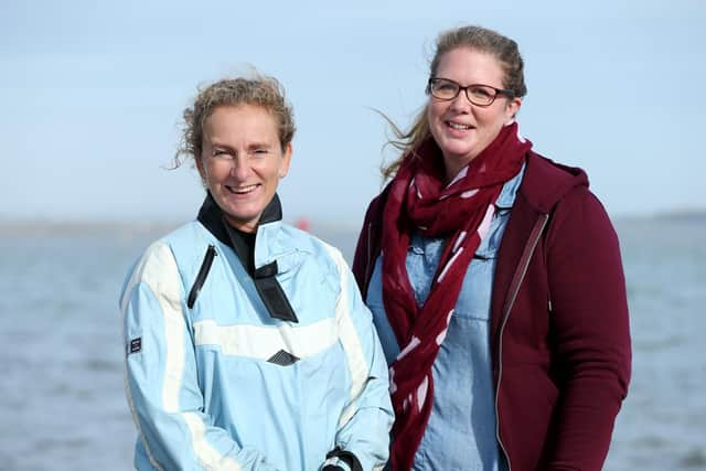 Teachers Anne-Marie Wood, left, and Hesta Dalton   Picture: Chris Moorhouse