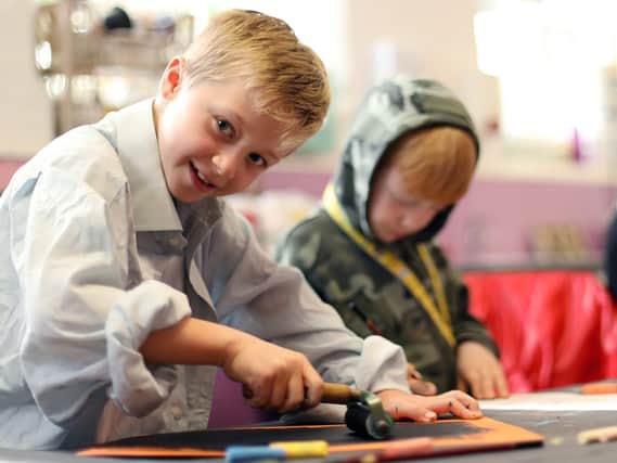 Halloween event sees children get creative at the Ashcroft Arts Centre in Fareham. Picture: Chris Moorhouse