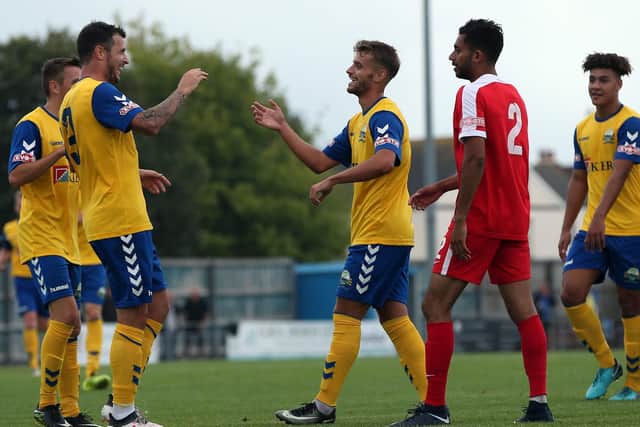 Gosport Borough feel more comfortable playing at Privett Park. Picture: Chris Moorhouse