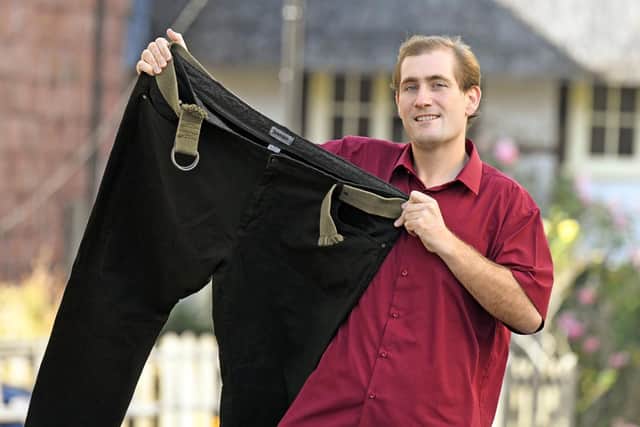John Scott, 31,  from Alverstoke dropped from 336lbs to 198lbs 
Picture: Malcolm Wells (181010-7115)