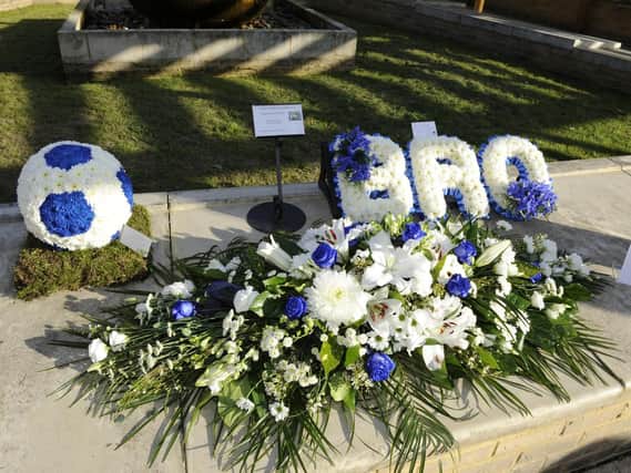 A large turnout of Pompey fans with some wearing fancy dress, attended the funeral at Havant of Pompey Pirate, Craig Bryden. 
Picture Ian Hargreaves  (181025-1_pirates)