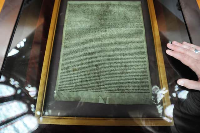 Magna Carta. Picture: Barry Batchelor/PA Wire