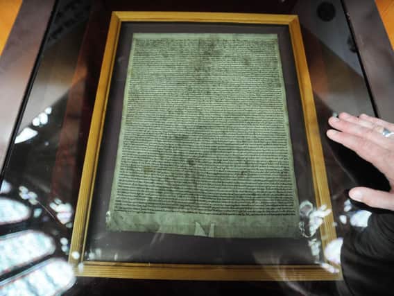 Magna Carta. Picture: Barry Batchelor/PA Wire