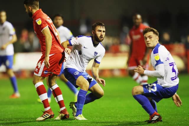 Ben Close, left, could partner Ben Thompson in central midfield at Accrington. Picture: Joe Pepler