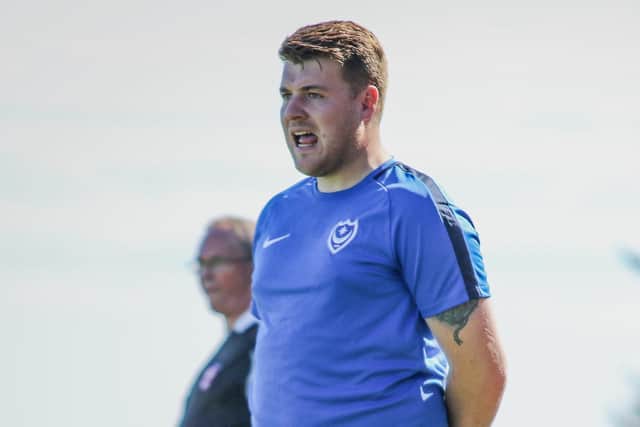 Pompey Women boss Jay Sadler. Picture: Jordan Hampton