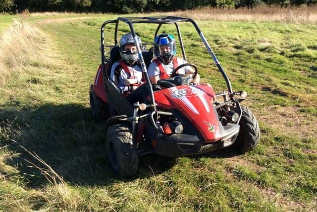One of the off-road buggies stolen from The Friday Night Club's outdoor container in Mayles Lane, Fareham