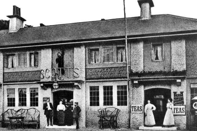 The Good Intent pub and tea rooms at Horndean, demolished after 185 years of service.