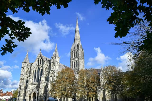Salisbury Cathedral where a 45-year-old man was arrested on suspicion of attempted theft of the Magna Carta. Picture: Ben Birchall/PA Wire