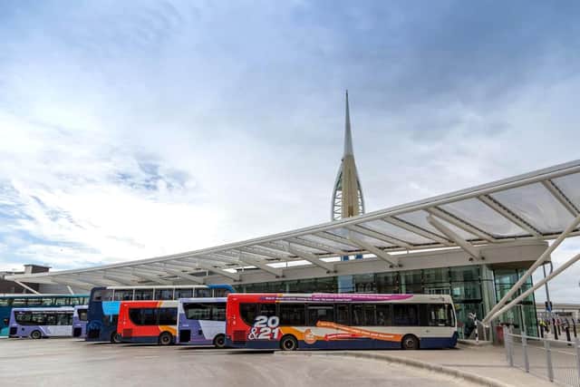 The Hard Interchange, Portsmouth's re-vamped transport hub, opened to the public in May last year.