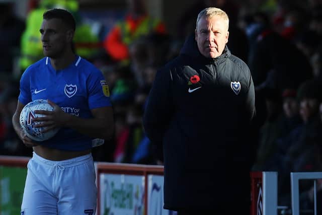 Kenny Jackett had mixed feelings over Pompey's 1-1 draw at Accrington. Picture: Joe Pepler