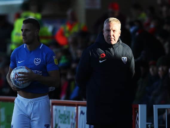 Kenny Jackett had mixed feelings over Pompey's 1-1 draw at Accrington. Picture: Joe Pepler