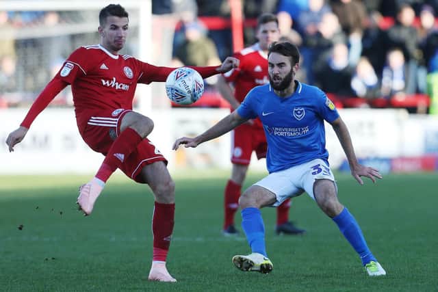 Pompey drew 1-1 with Accrington. Picture: Joe Pepler