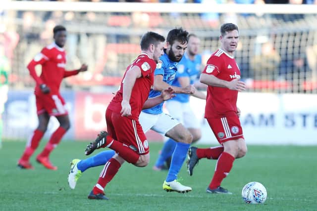 Accrington held Pompey to a draw. Picture: Joe Pepler