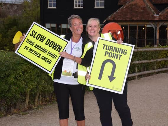Reception manager Hayley Barker and care co-ordinator Vicki Rowe-Shawyer. Picture: Peter Stoddard